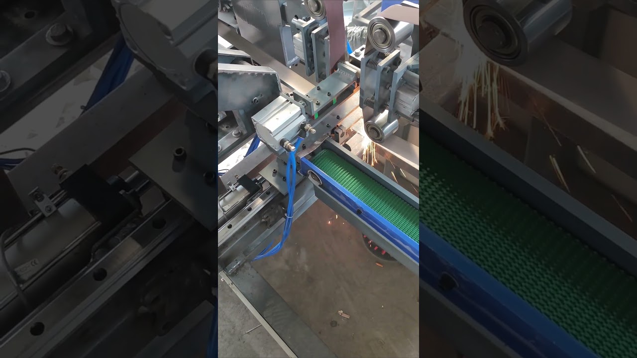 Double sided clamp automatic loading and unloading polishing machine