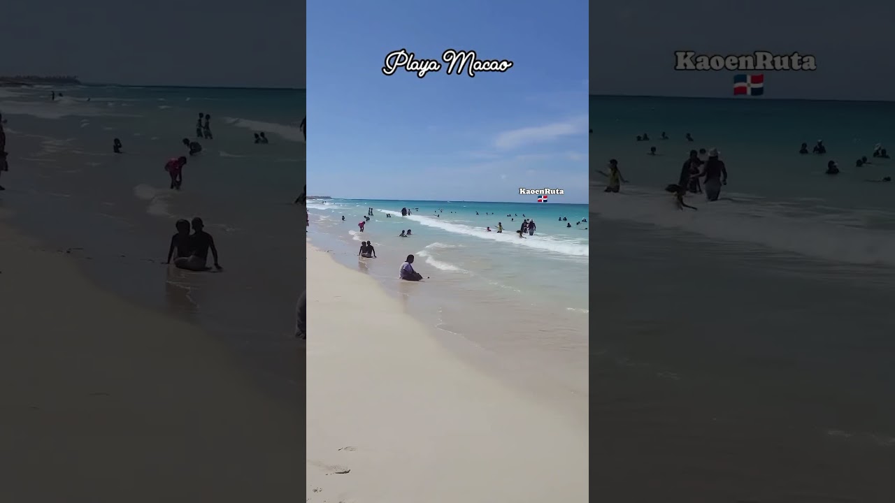 🇩🇴Has visitado la Hermosa Playa Macao en punta cana?🥰