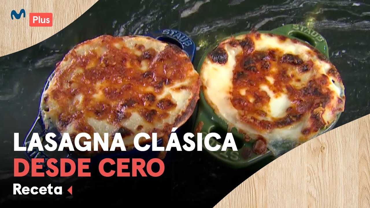 RECETA: LASAGNA CLÁSICA CON SALSA ROJA Y SALSA BLANCA DE LUCIANO MAZZETTI l COCINA EN UN TOQUE