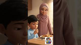 Bismillah Kehna Kyun Zaroori Hai 🌙 | Islamic Kids Story #Shorts #moralstory #kidsstory #islamickids