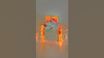 3D Pixel led Gate #pixel_led_light #pixellightdecoration #rgblighting #decoration