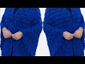 طريقة عمل شال كروشيه أنيق بغرزة الياسمين للمبتدئين 2025 Crochet Jasmine Stitch Shawl 