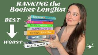 Ranking the entire Booker Prize Longlist BEST to WORST