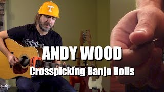 Crosspicking Bela Fleck Banjo Rolls on Guitar - Andy Wood explains screenshot 4