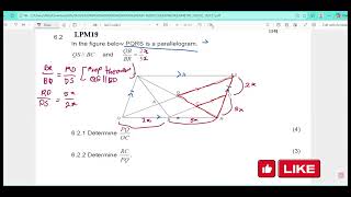 EUCLIDEAN GEOMETRY| GRADE 12| PROPORTIONALITY| PAST EXAM QUESTION