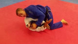 Lapel Choke from Side Control to Darce Choke @gblue78