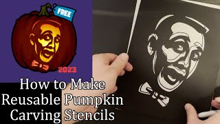 How to Make Reusable Pumpkin Carving Stencils