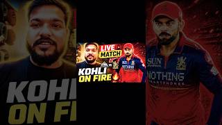 Kohli 😡 Beast Mode Activated | RCB vs GT LIVE #viral #trending #reaction #viralvideo #youtubeshorts