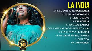 Las mejores canciones del álbum completo de La India 2024