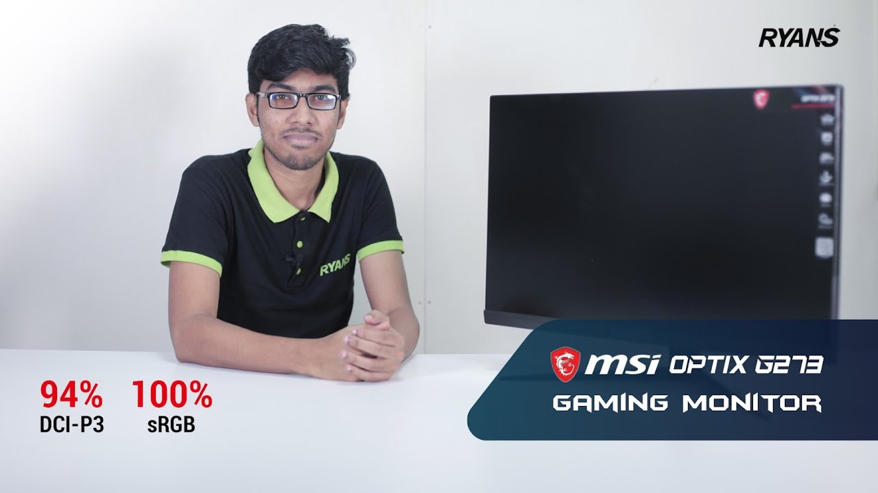 MSI Optix G273 Gaming Monitor YouTube