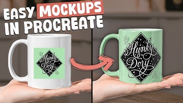 Add Your Art to Mugs, Tote Bags & More in Procreate | No Photoshop Needed!