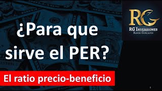 What is the PER? What is it used for?: Price-to-earnings ratio