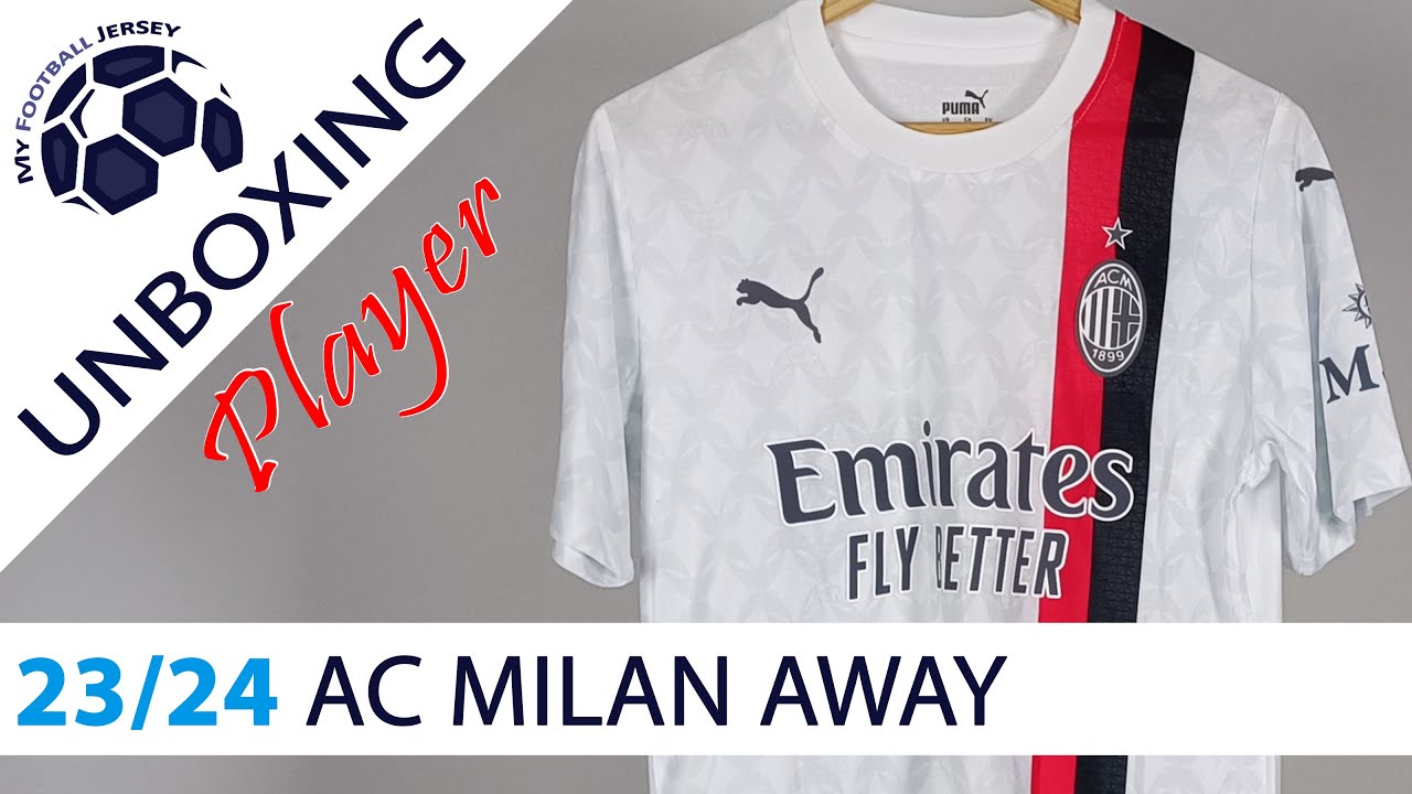 AC Milan Away Jersey 23/24 Leao (JJSport) Player Version Unboxing