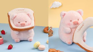 Cute Glutton Pig Hugging Pillow, Stuffed Animal Plush screenshot 5