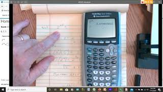 College Algebra 4. 1. 1 Using TI 83 TI 84 Graphing Calculator