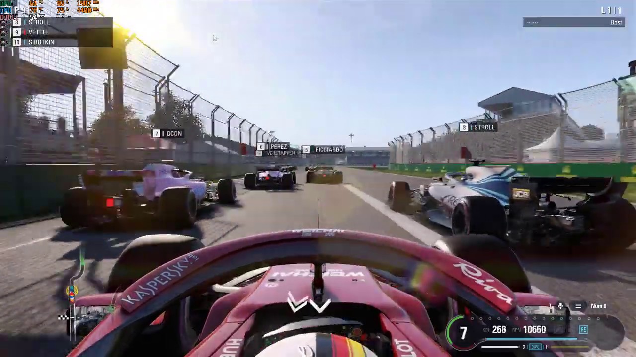 F1 2018 | i7 4790k | 1060 6G | Ultra Settings @1080p without Sound