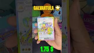 Stellar Crown Pack- Galvantula EX Full Art! 🕷️ #Shorts #pokemonindia