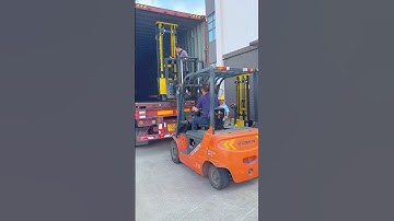 Warehouse artifact! Electric forklift helps you improve storage efficiency!#forklifttruck #customize