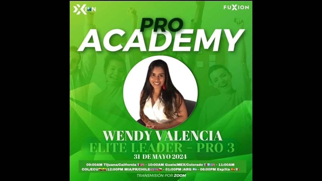 PRO ACADEMY - VIDA CON PROPOSITO POR WENDY VALENCIA