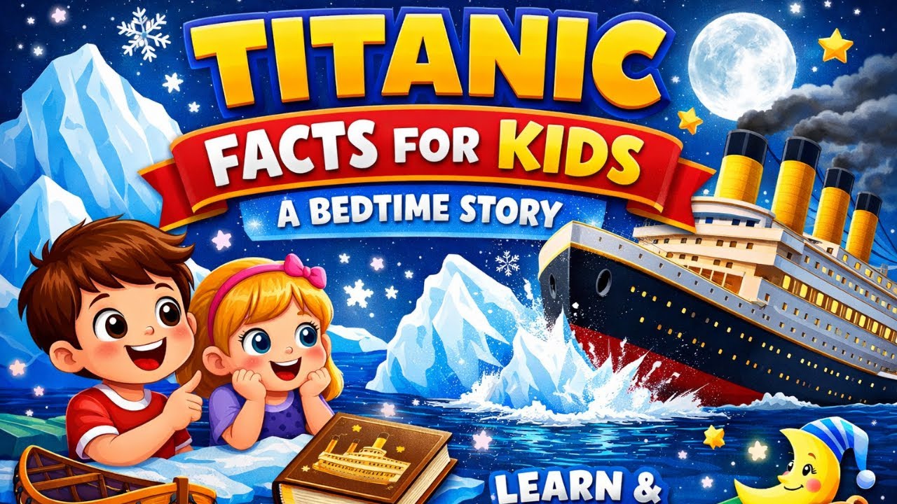 Titanic Facts for Kids 🚢❄️ | Titanic Facts for Kids Bedtime Story | Kids Fun Learning | Kids Fun