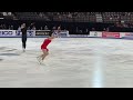 Kaori Sakamoto FS Practice Skate America 2022