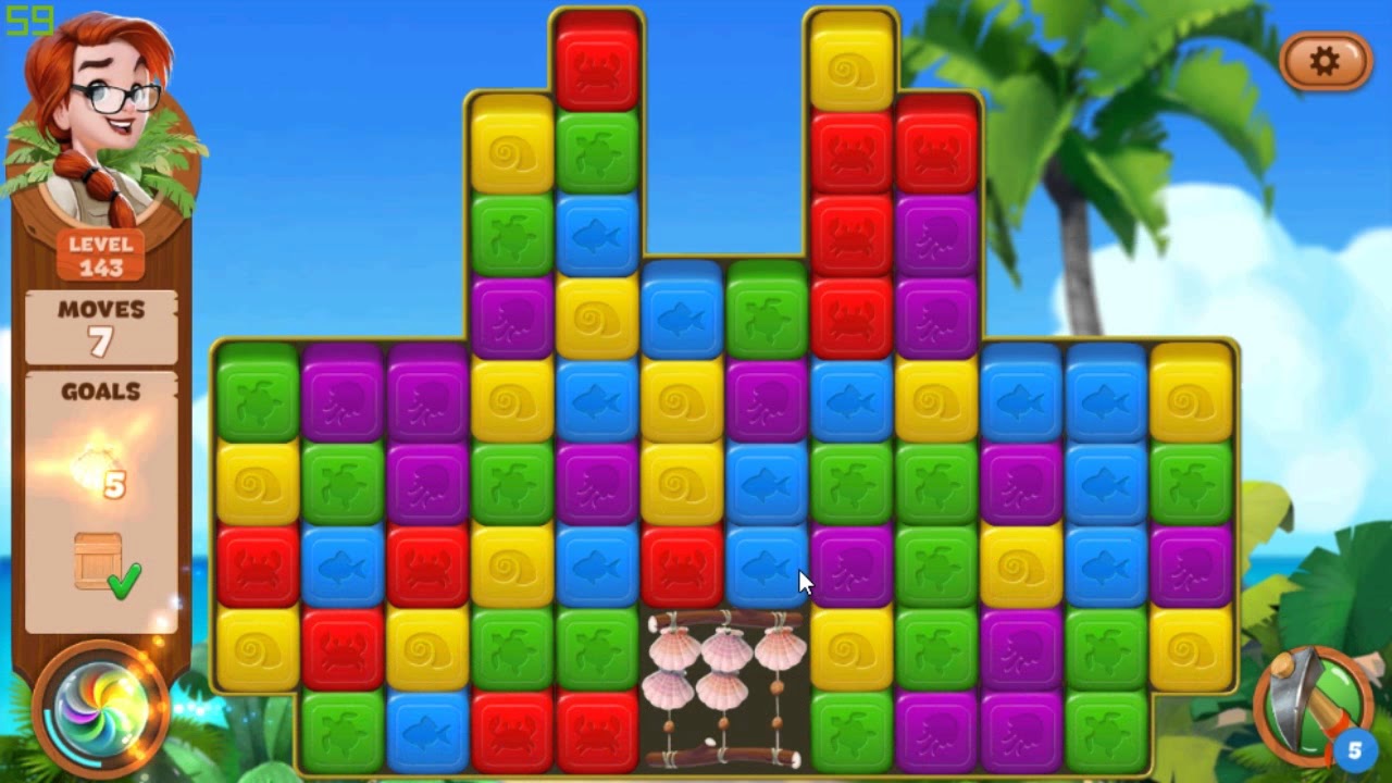 Lost Island Blast Adventure level 143