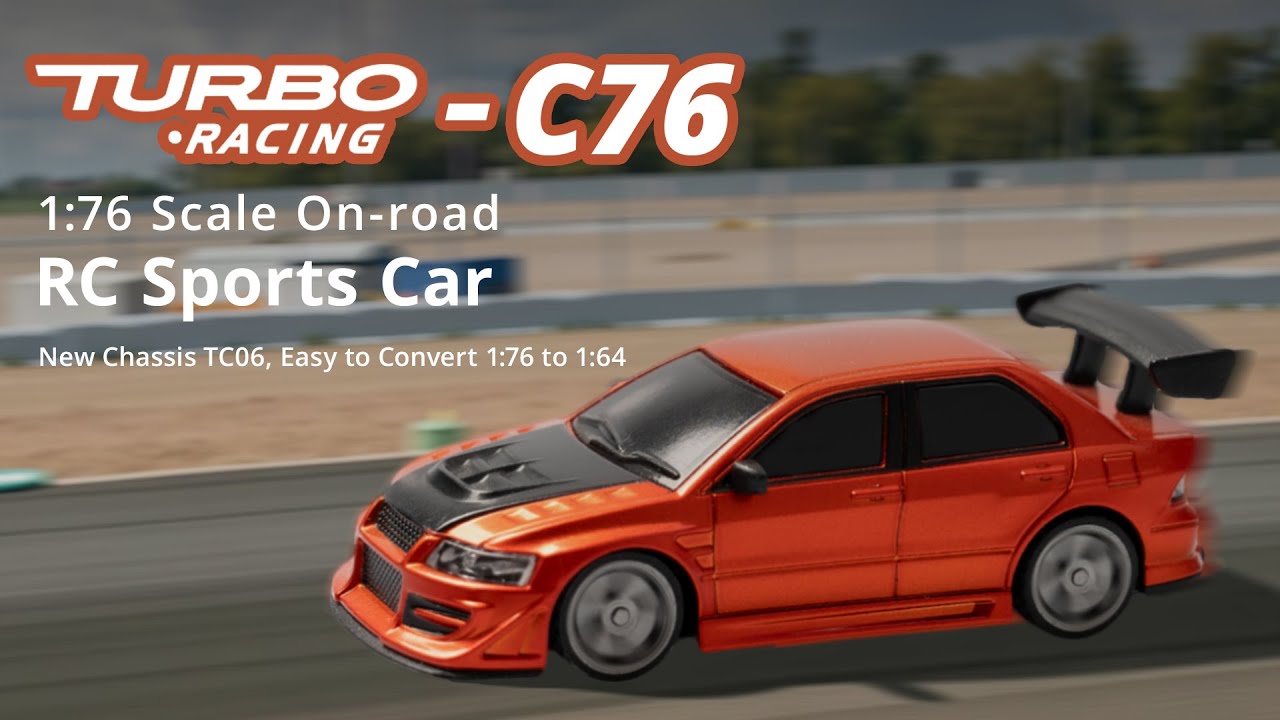 Turbo Racing C76 1:76 Scale On-road RC Sports Car - YouTube