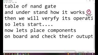 Proteus Simulation Tutorial 6- NAND Gate Logic Operations Simulation