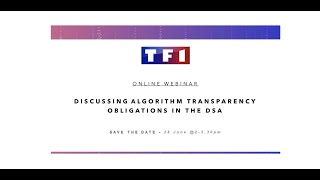 Discussing Algorithm Transparency Obligations in the DSA