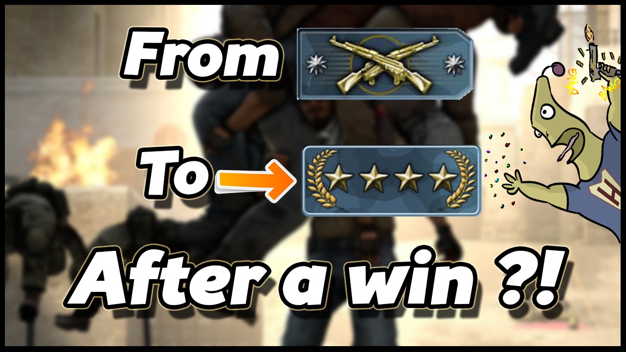 CS:GO - Losing 3 ranks after winning a game ! - YouTube