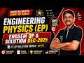 Engineering Physics (EP) | Endsem Paper Solution - Dec 2025 | Ep.09 | FE Solutions Series | #sppu