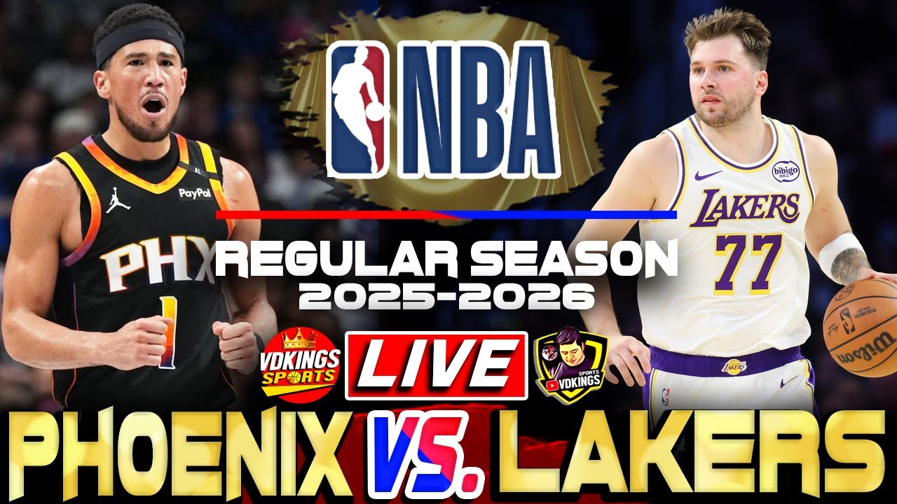LAKERS vs SUNS │ NBA Regular Season 2025-2026 Basketball Scoreboard & Commentary