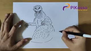 How to Draw Godzilla 2000
