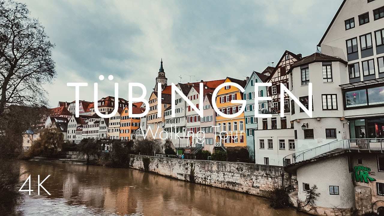 Tübingen City Center Walking Tour 4K YouTube