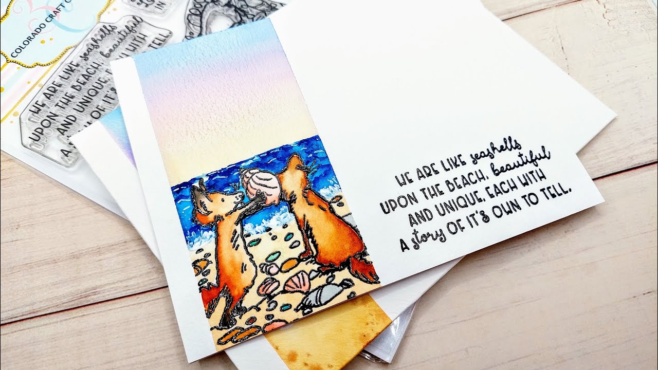 CASual Friday | Scene Card Colorado Craft Company