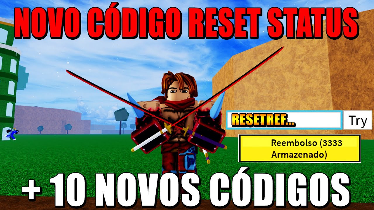 NOVO CÓDIGO RESET STATUS NO BLOX FRUITS #roblox #bloxfruits