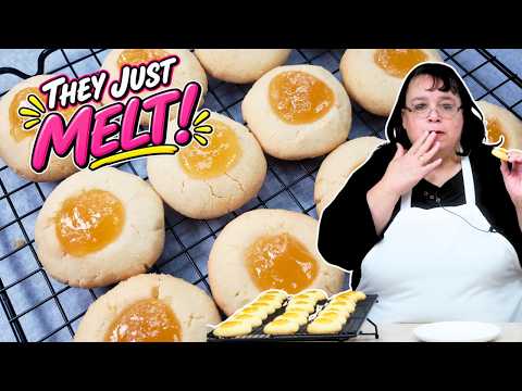 These Cookies Melt in Your Mouth! | Lemon Gems 🍋