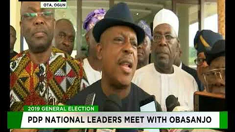 PDP National elders meet with Obasanjo