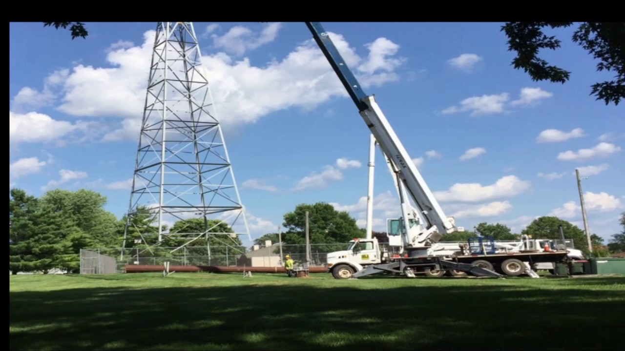 Transmission Line Tower Replacement YouTube