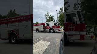 Richmond fire rescue rescue one returning to quarters