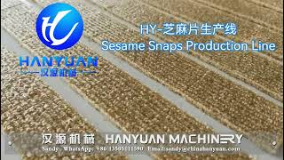 Sesame Snaps Making Machine Sesame Snaps Production Line Sesame Candy Bar Equipment