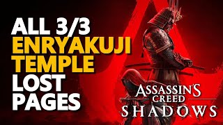 Enryakuji Temple Lost Pages Assassin's Creed Shadows
