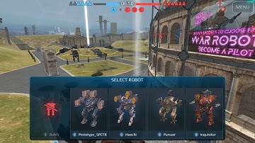 War Robots [4.0] Test Server - New Map ROME And Weapon Chimera