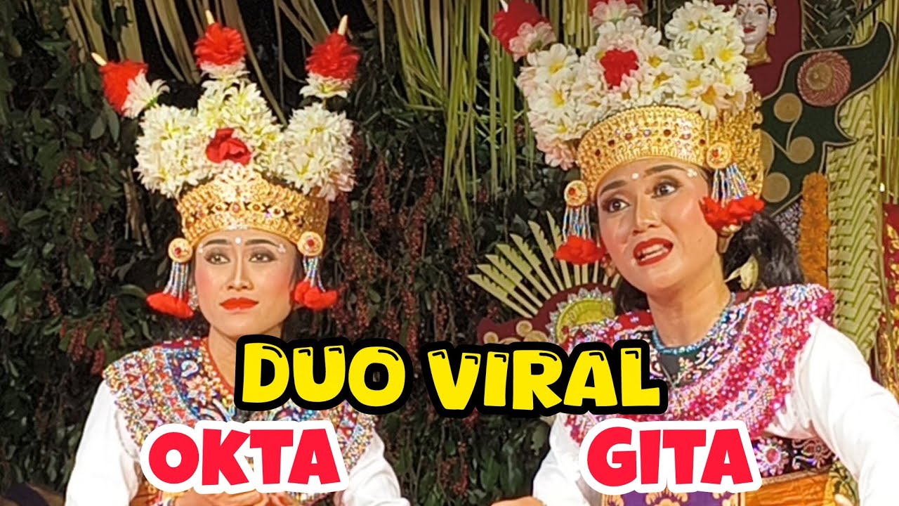Duo Viral, Okta 'SUARA EMAS' dan Gita 'ANGGREK BULAN' Bikin Terpesona Penonton Gambih