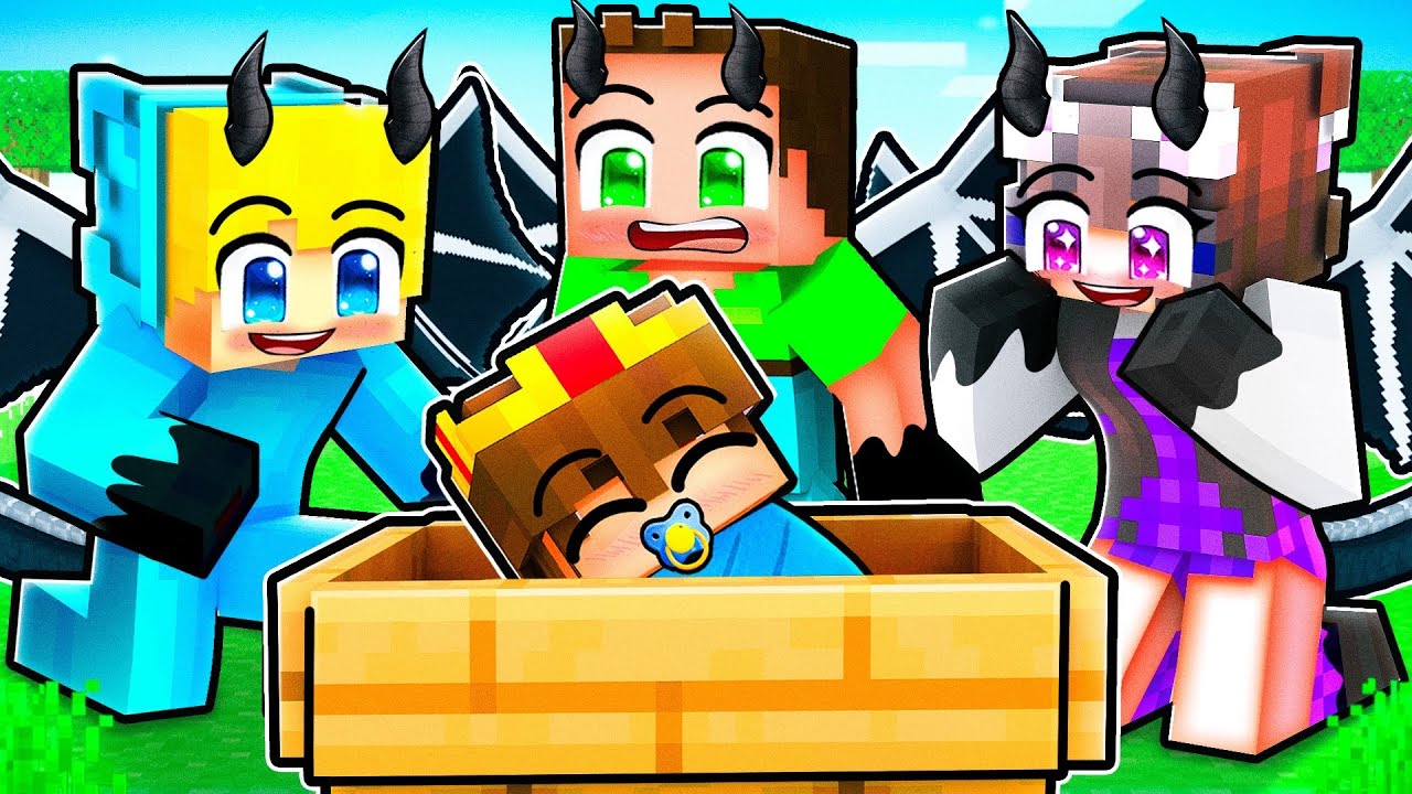 Baby Semlaki ADOPTIERT von DRACHEN Traurige Geschichte in Minecraft!