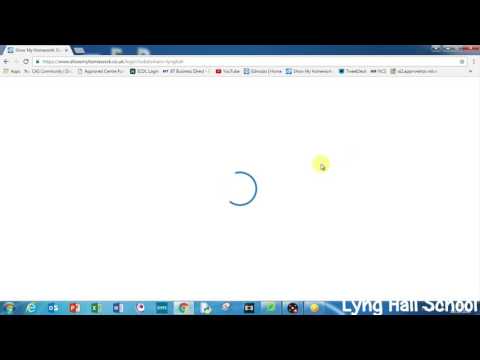 Show My Homework Tutorial | How to Log in | Lyng Hall School