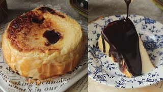 San Sebastian Cheesecake with Homemade Cream Cheese 😍 Recipe By Chef Hafsa