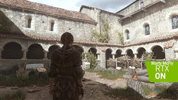 A plague tale : Ray tracing Global Illumination + Graphic tweaks | comparison and gameplay