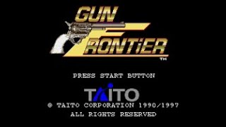SEGA Saturn GUN FRONTIER Full game Walkthrough Hard arcade