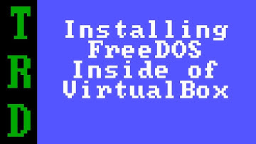 Installing FreeDOS inside of VirtualBox